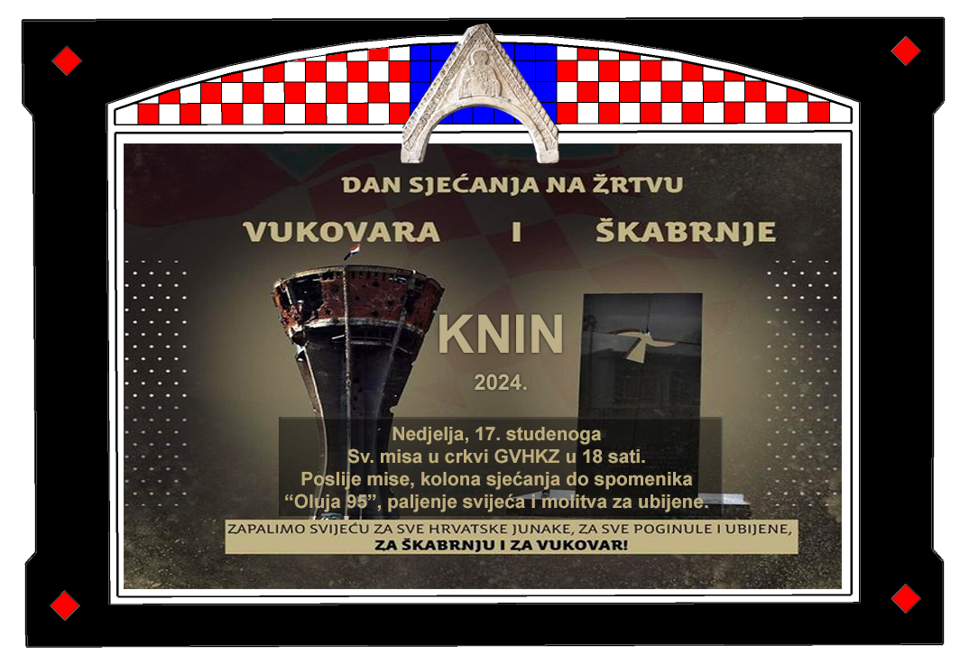 Župne obavijesti, 33 KGB (17. – 23. 11. 2024.)